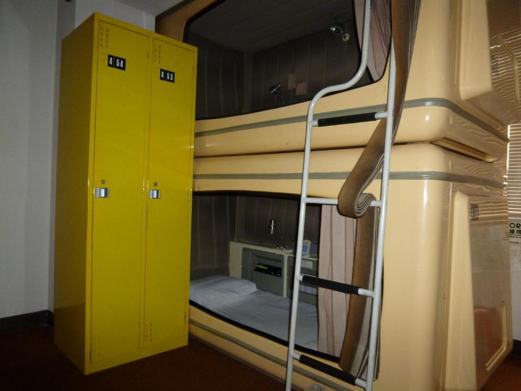 Kapslový hotel First Kyobashi Prefektura Tokio